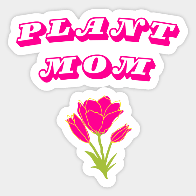 Plant Mom Sticker by MandalaHaze
